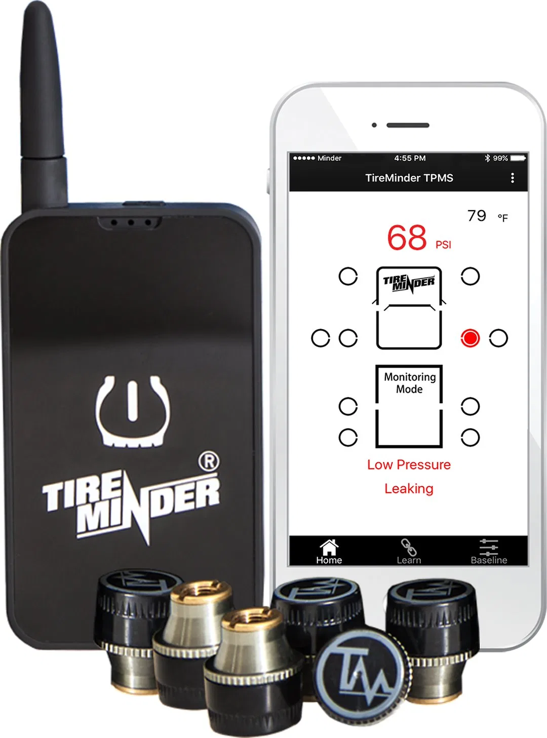 TM22132 – VALTERRA LLC Tire Pressure Monitoring System - TPMS, Compatible With iPhone/ iPad And Android Smart Devices...